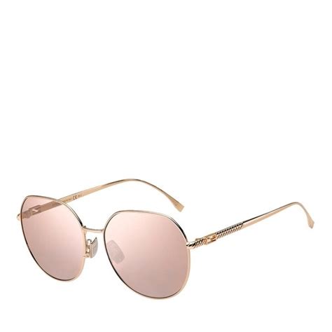 Fendi Ff 0451/f/s Sunglasses In S Gold Copper 